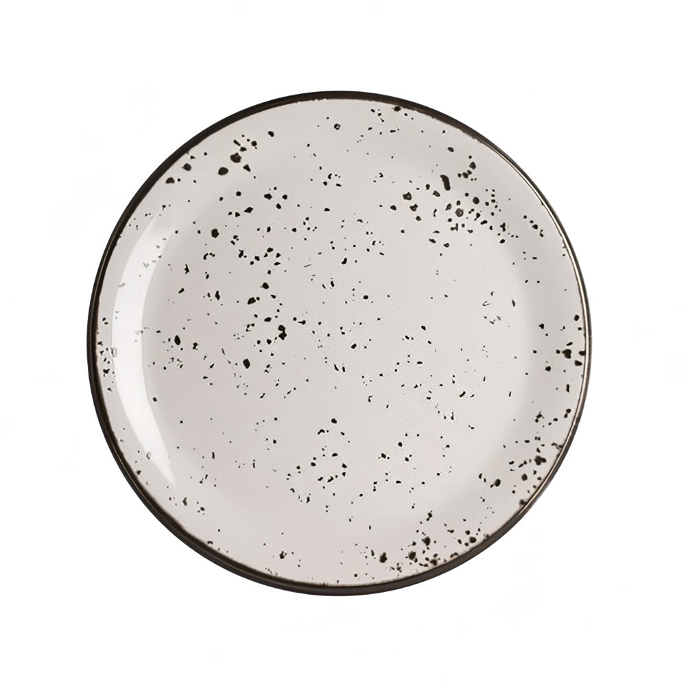 706-7066MM305 6" Round Melamine Plate, Urban Snow