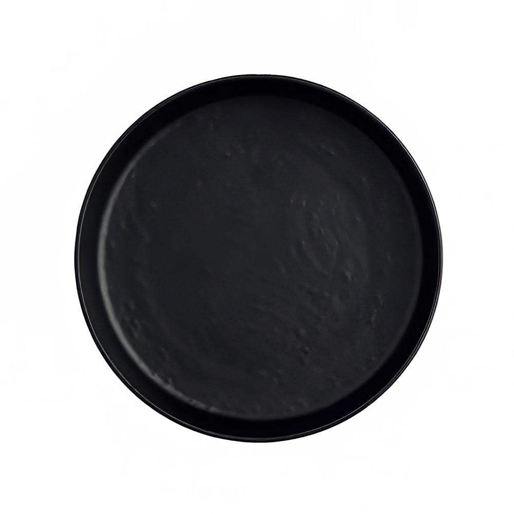 706-7181TM506 8" Round Melamine Plate, Black