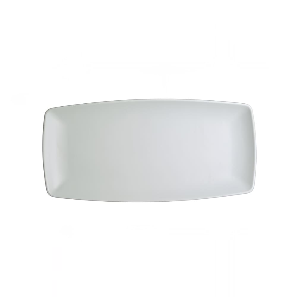 706-7182TM508 Rectangular Melamine Plate - 11 1/2" x 5 1/2", White