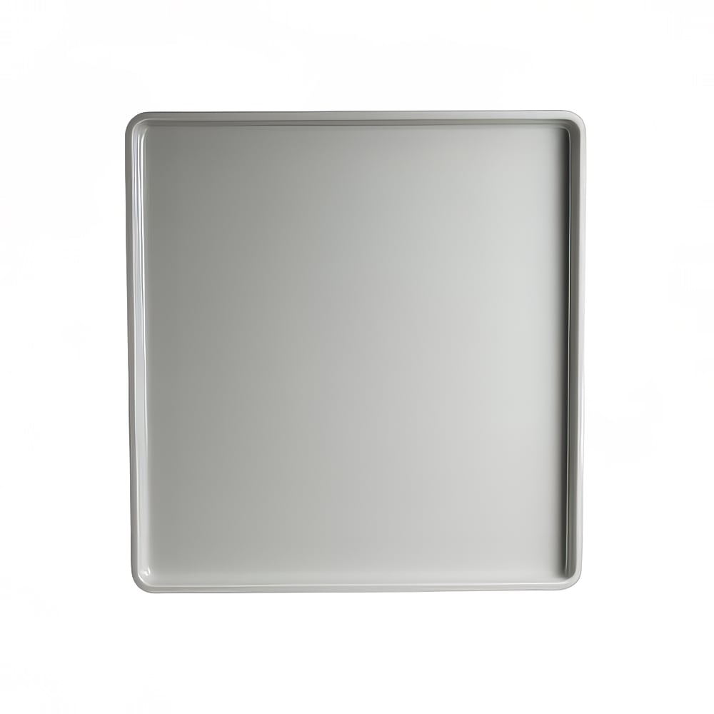 706-7193TM102 Melamine Bento Box Lid for 7193TM100 - 10 1/2" x 10" x 7/8", White