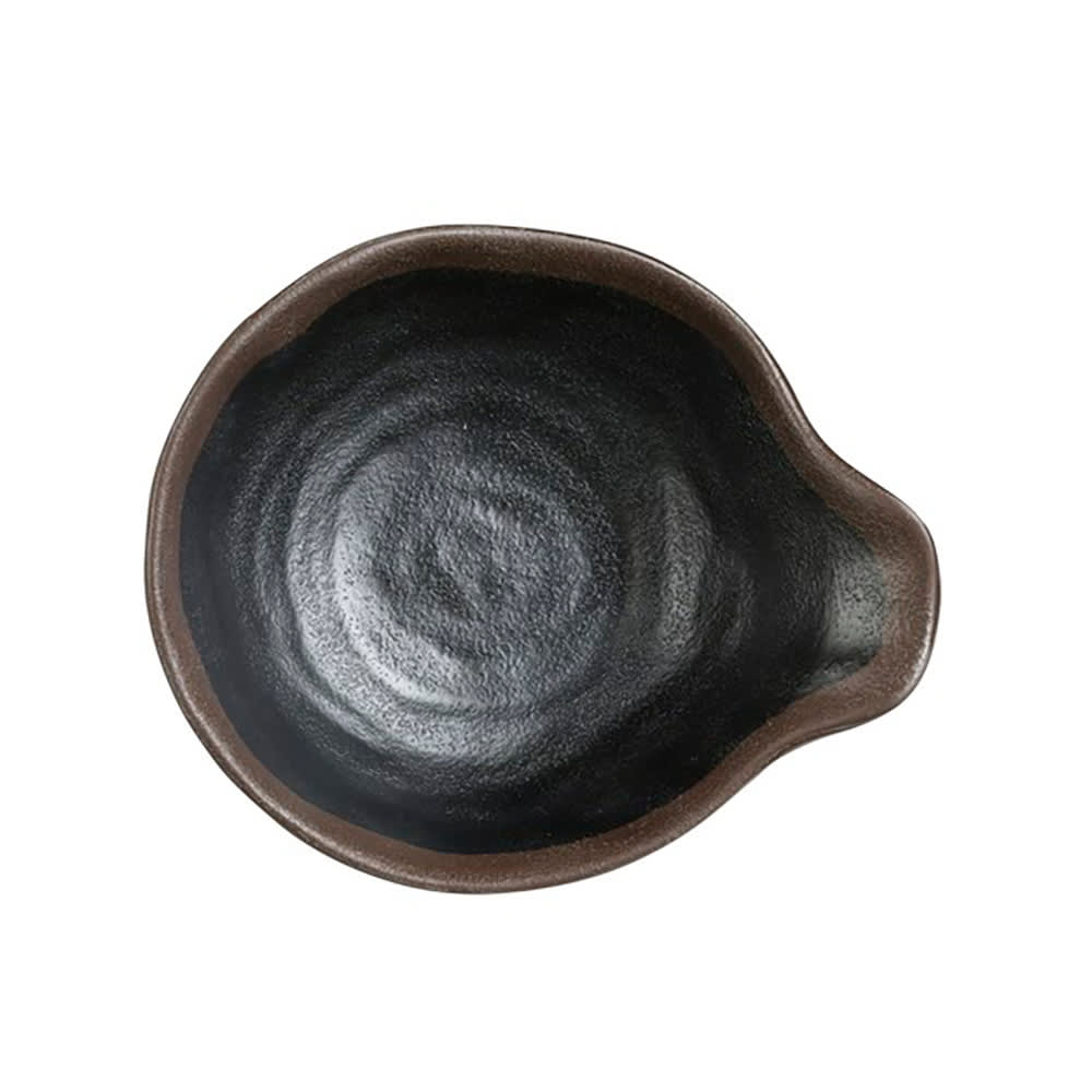 706-7199TM005 9 oz Round Melamine Bowl, Grey Stone