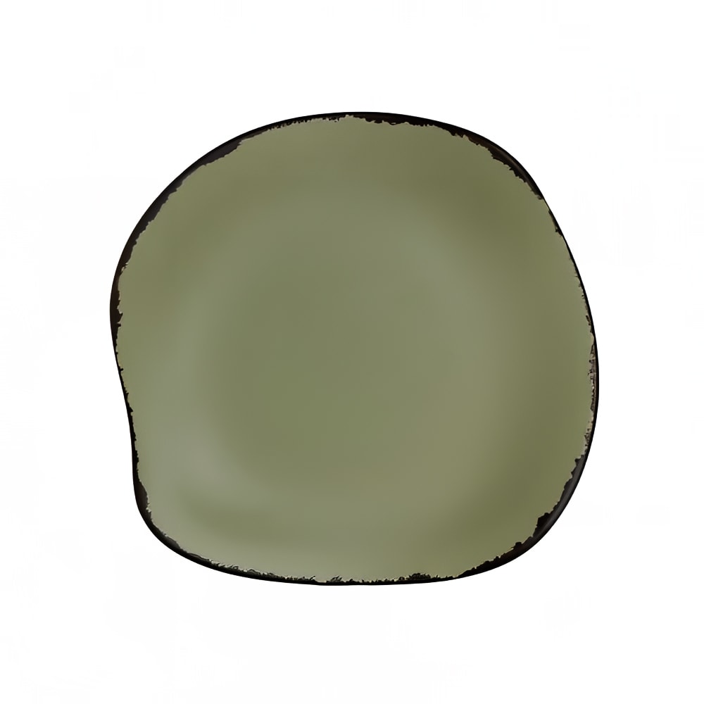 706-7216DD026 7 1/4" Round Melamine Plate, Marisol Rustic Sage