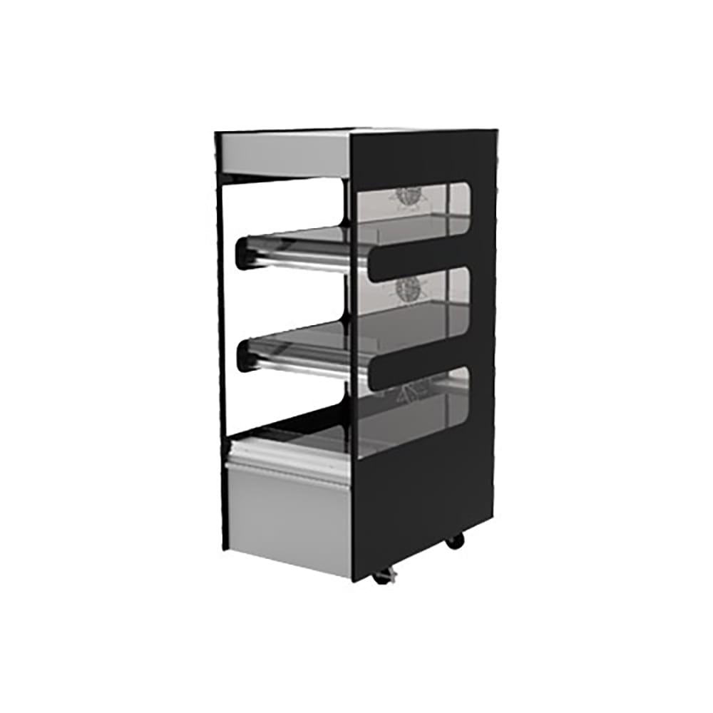 553-3T600 21 4/5" Self Service Floor Model Heated Display Case - (3) Shelves, 208v