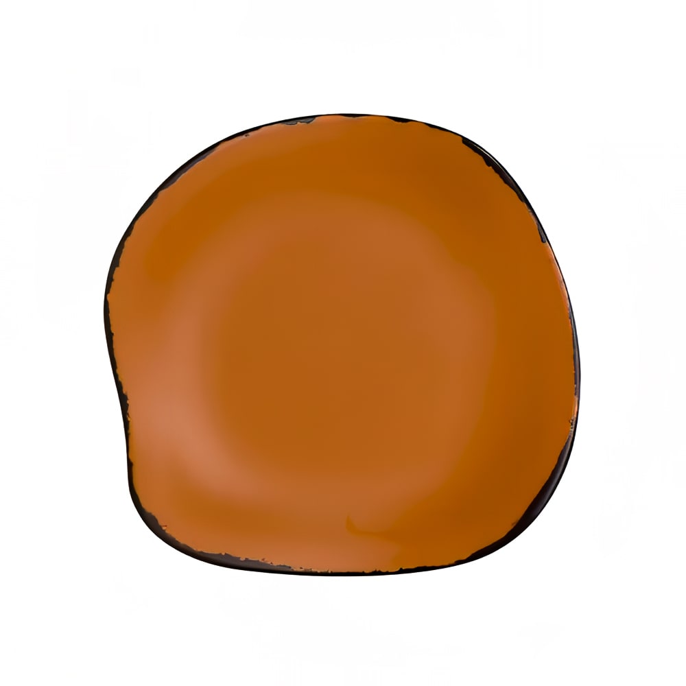 706-7217DD025 9 1/2" Round Melamine Plate, Marisol Rustic Clay