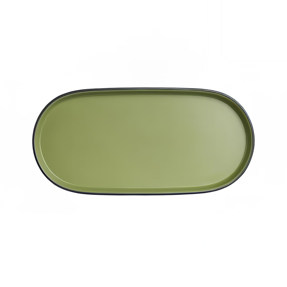 706-7820JB015 10 1/4" x 5" Oval Melamine Plate - Cactus