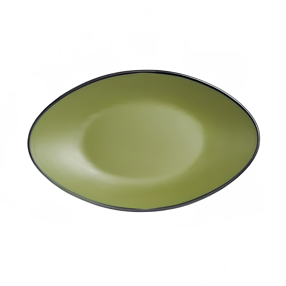 706-7820JB021 9 3/4" x 5 7/8" Oval Melamine Plate - Cactus