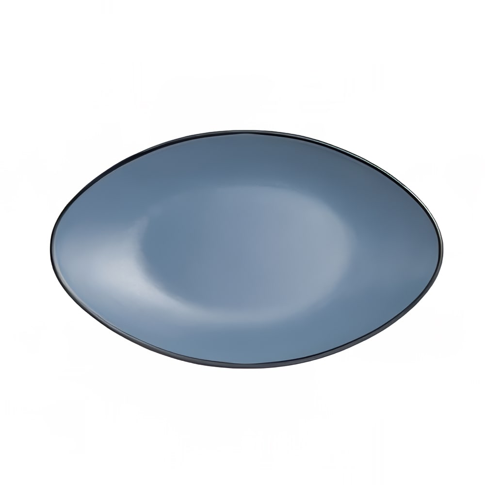 706-7830JB021 9 3/4" x 5 7/8" Oval Melamine Plate - Lagoon