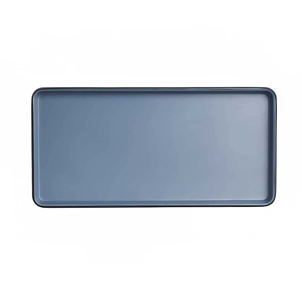 706-7830JB022 Rectangular Melamine Plate - 9 3/4" x 4 7/8", Lagoon