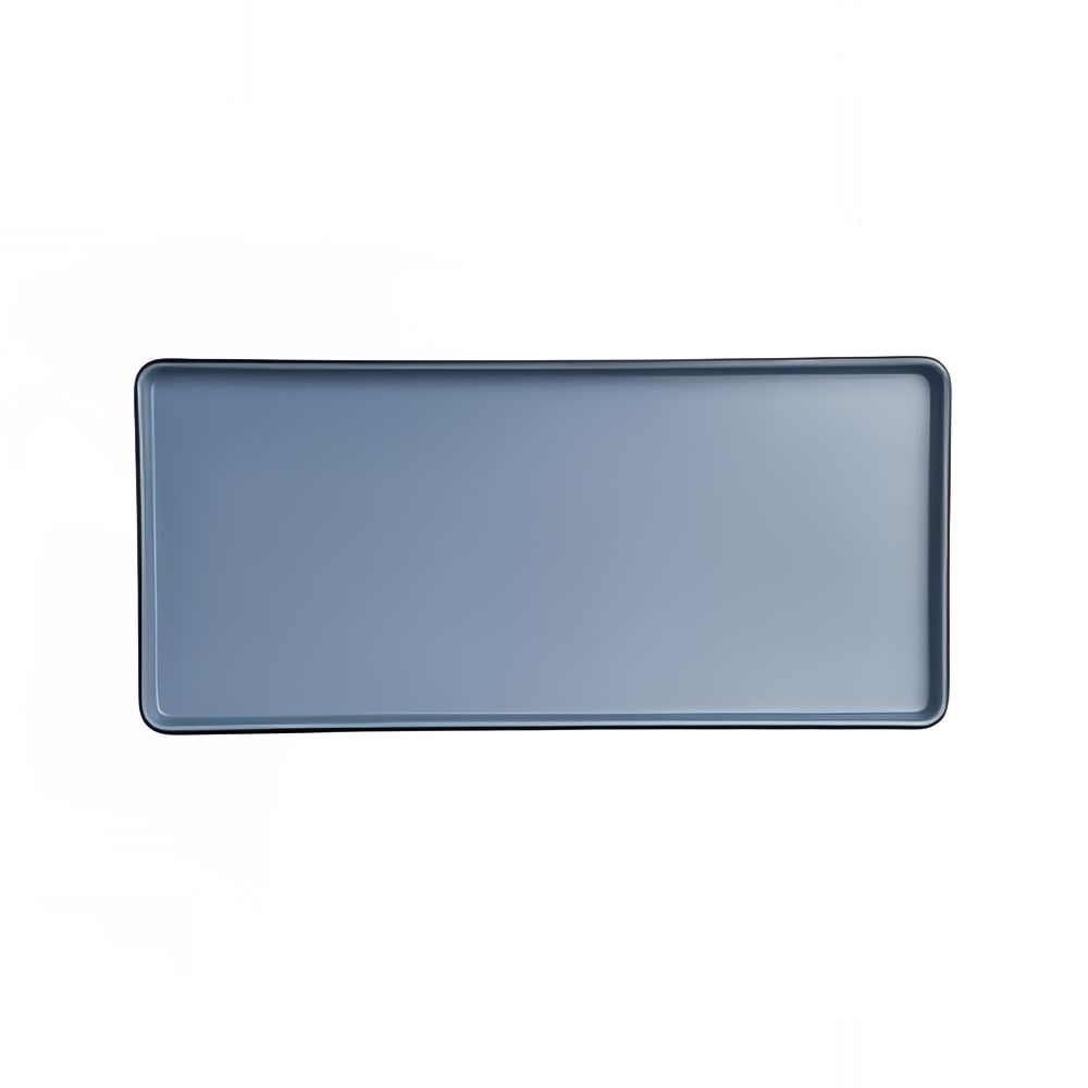 706-7830JB024 Rectangular Melamine Plate - 12 7/8" x 5 7/8", Lagoon
