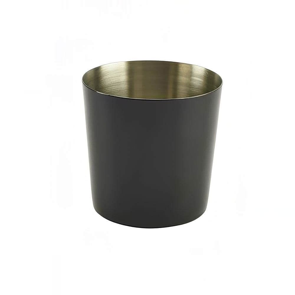 706-GWSVC8BK 12 3/4 oz Round Serving Cup - Stainless Steel, Black