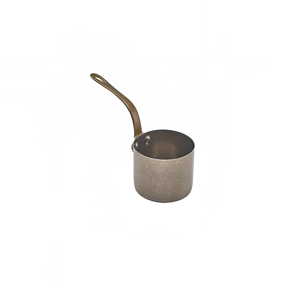 706-GWSMS8V 6 1/2 oz Mini Sauce Pan - Stainless Steel, Vintage Finish