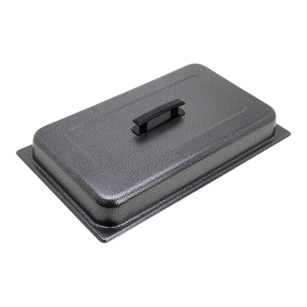 637-70114 Rectangular Chafer Dome Cover - Steel, Silver Vein