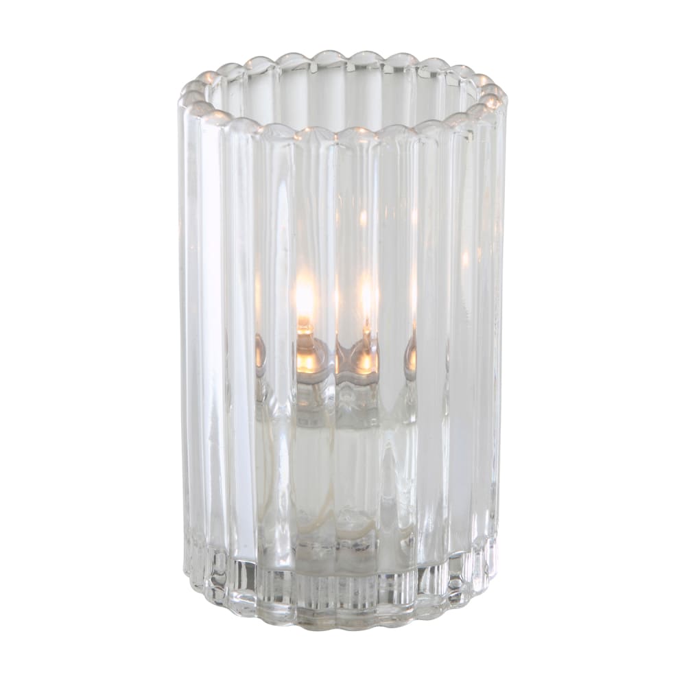 637-80214 Paragon Candle Lamp - 3 1/8"D x 5"H, Glass, Clear