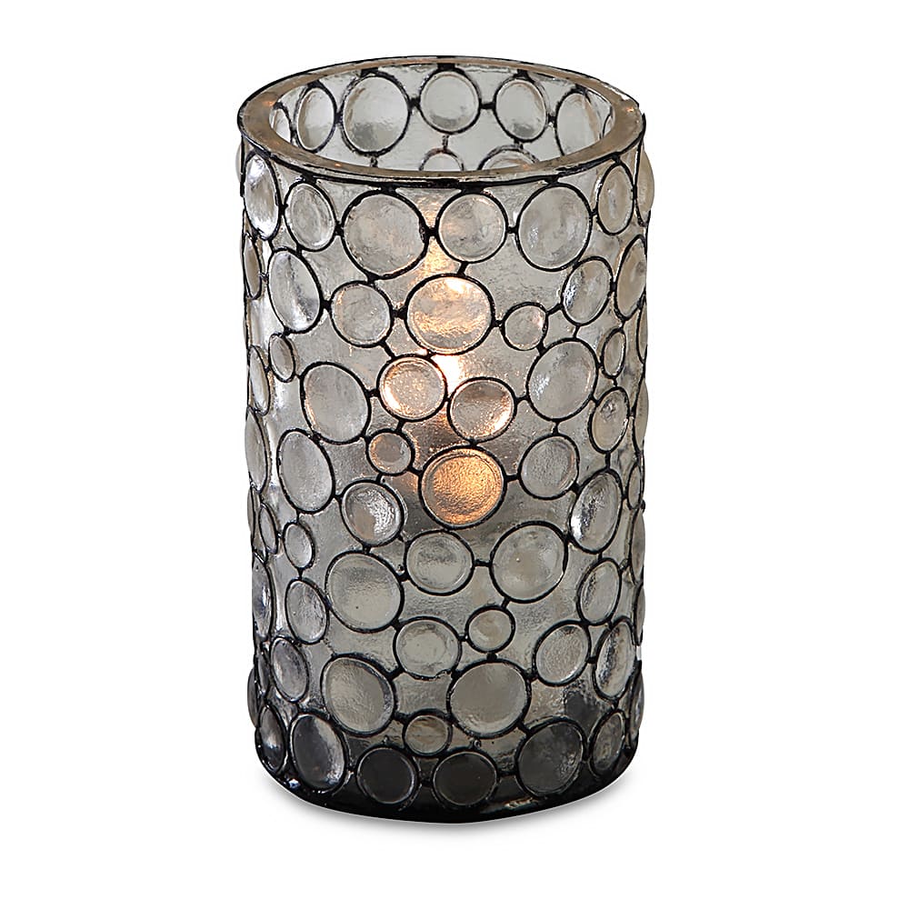 637-80290 Gatsby Candle Lamp - 2 1/2"D x 4"H, Resin/Plastic, Clear
