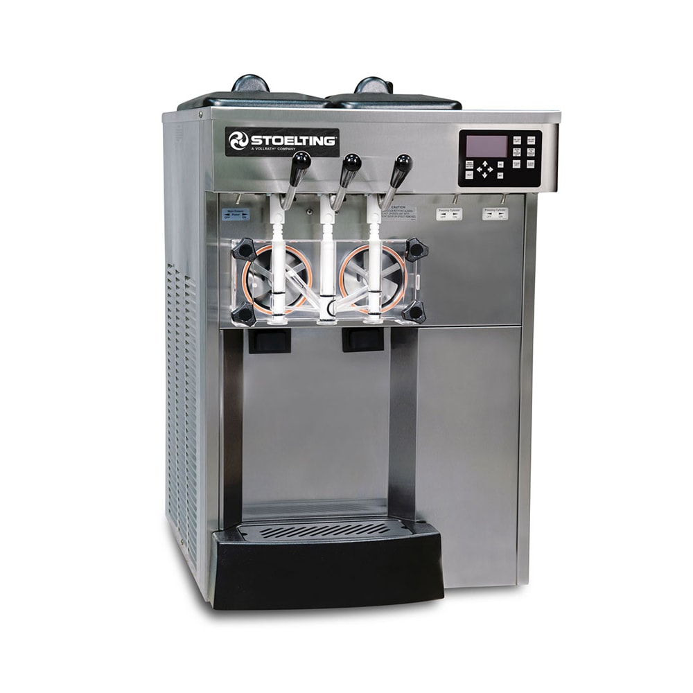 217-E13138 Soft-Serve Freezer, Air Cooled, (2) 12 qt Hopper, 208 240/1v