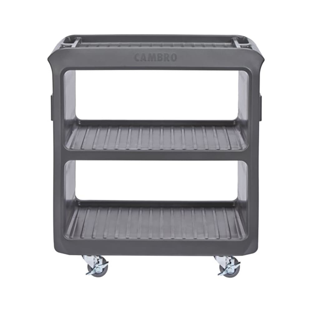 144-SC225S131 31 1/4" Beverage Service Cart, 18"D x 34" H, Dark Brown