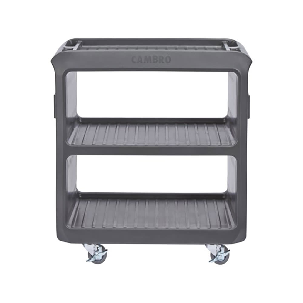 144-SC225S110 31 1/4" Beverage Service Cart, 18"D x 34" H, Black