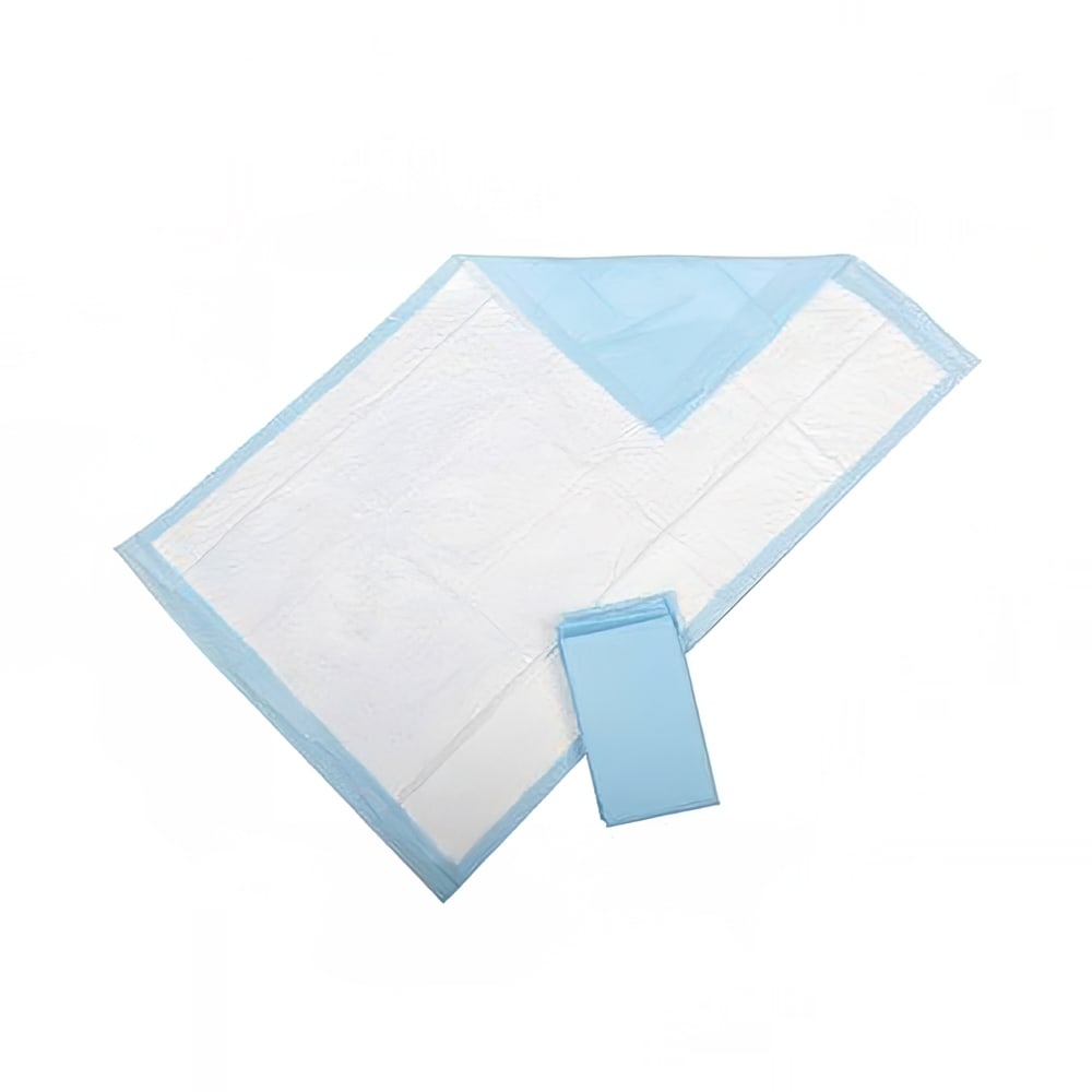 809-8005 Disposable Underpads - 23" x 36", Blue/White