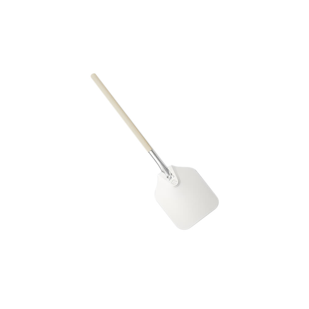 166-3209 32 1/2" Pizza Peel w/ 11" x 9" Aluminum Blade, Wood Handle