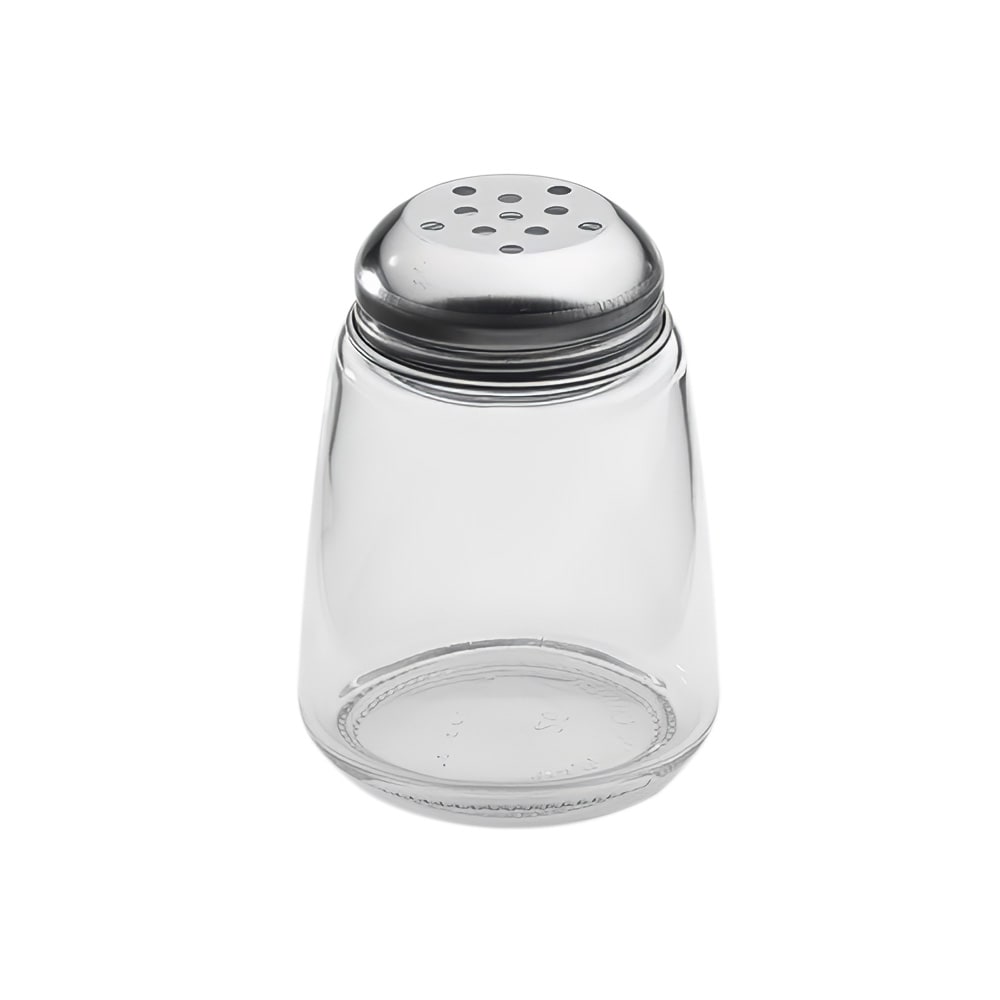 166-3308 Cheese Shaker w/ 8 oz Capacity, Glass/Stainless