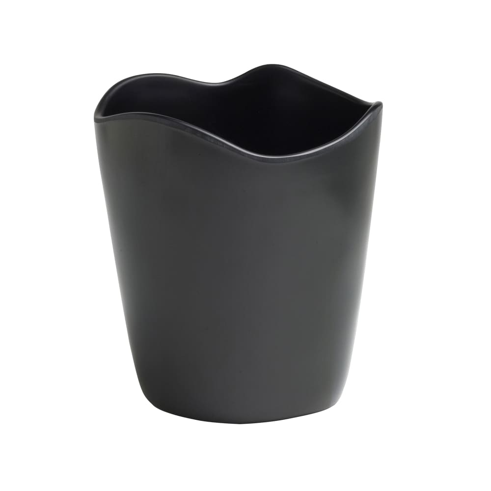 706-7000DD002 3 qt Marisol Buffet Salad Crock - Melamine, Black