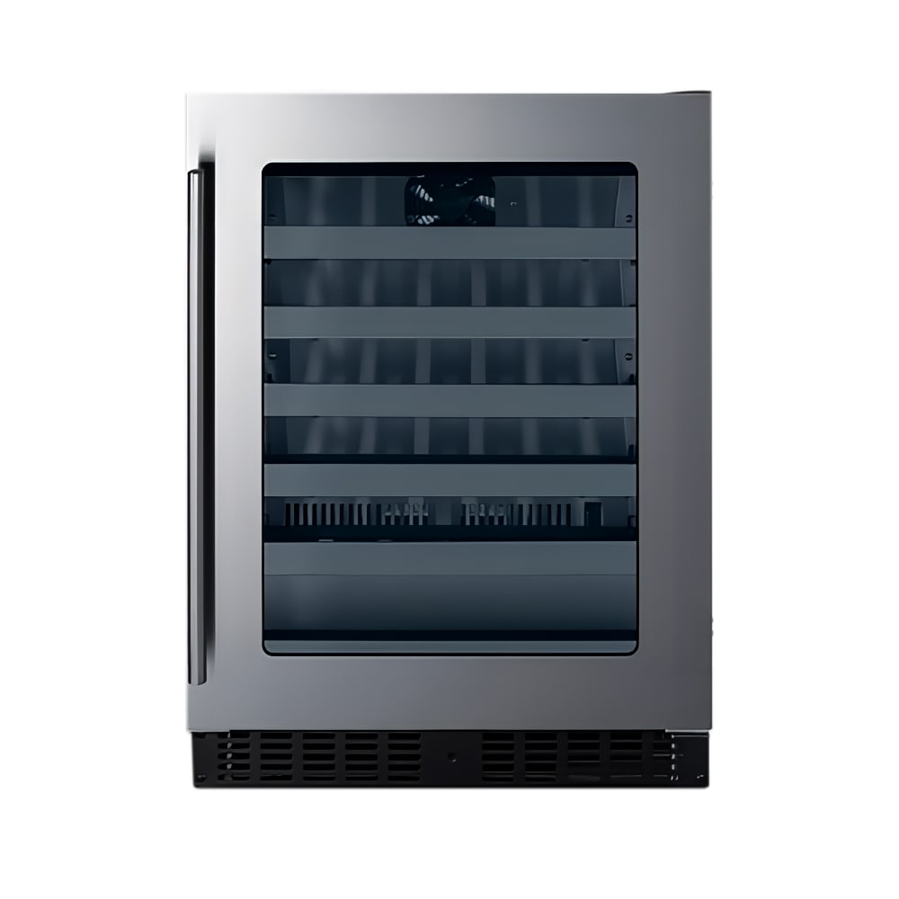 162-ASDW2412 24" One Section Built In Wine Cooler w/ (1) Zone - 33 Bottle Capacity, 115v