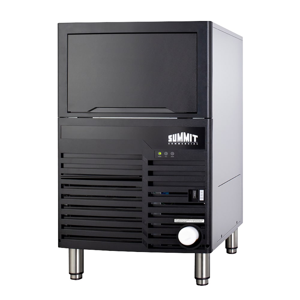162-BIM100 20 1/2"W Full Cube Undercounter Ice Machine - 100 lbs/day, Air Cooled, Gravity Dr...