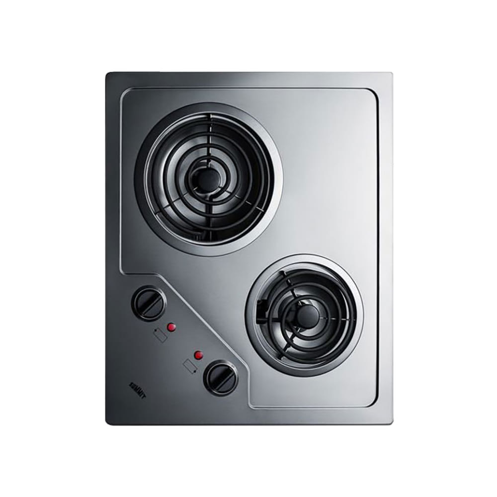 162-CR2B122 2 Burner Electric Stove - 20" x 16", Stainless, 115v