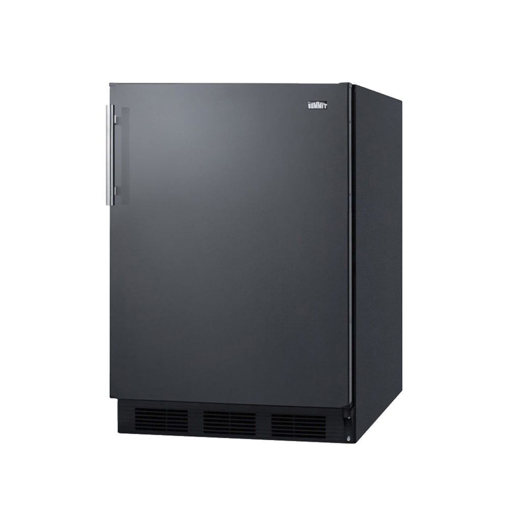 162-CT663B 24" Home Refrigerator Freezer w/ Cycle Defrost, 5.1 cu ft, Black, 115v