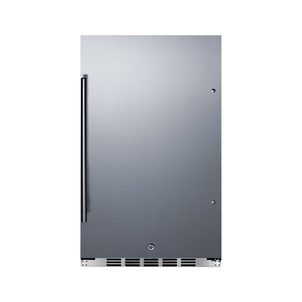 162-FF195H34 3.13 cu ft Undercounter Refrigerator w/ Solid Door - Black, 115v