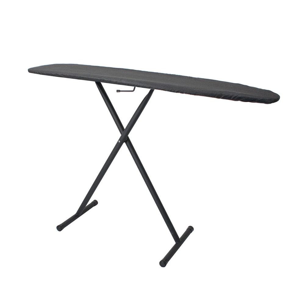 607-IBTBCDSF21 Full Size Ironing Board w/ Charcoal Cotton Cover - 53"L x 14"W x 36&quot...