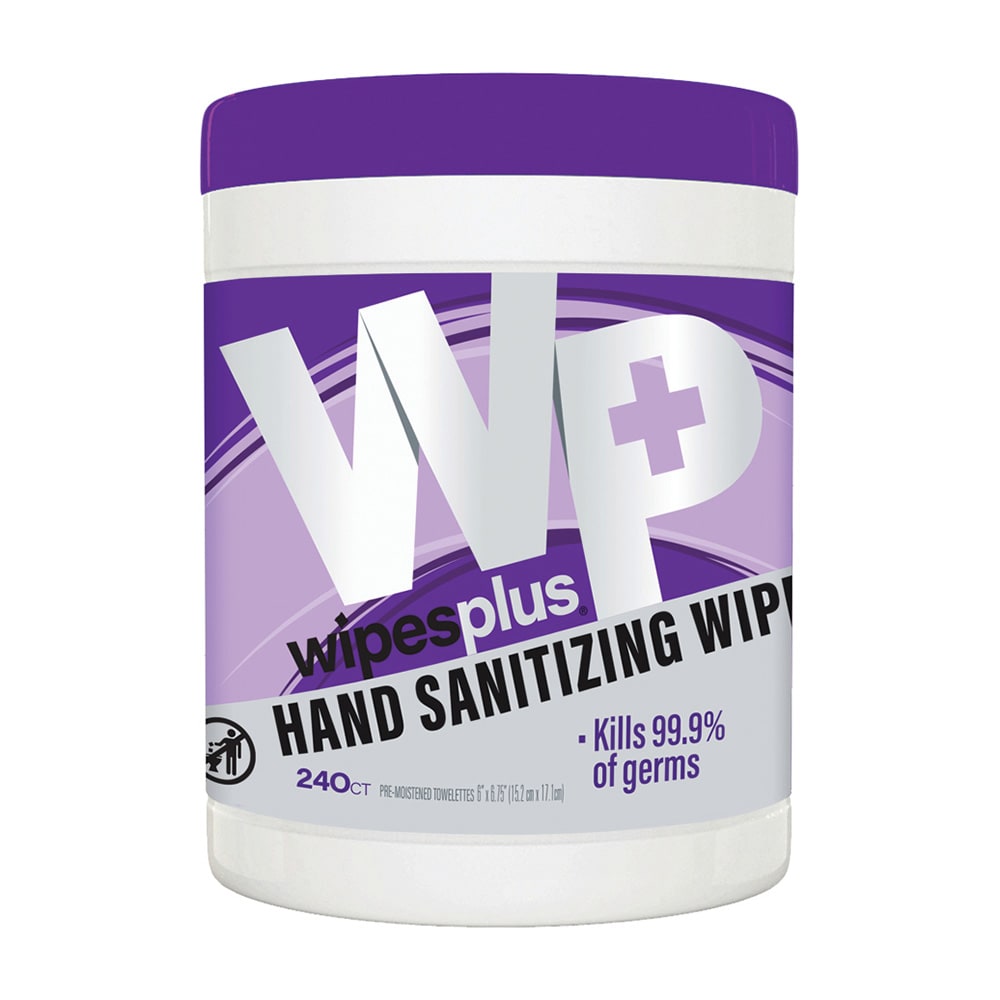 721-33884 WipesPlus® Hand Sanitizing  Wipes, 70% Isopropyl Alcohol