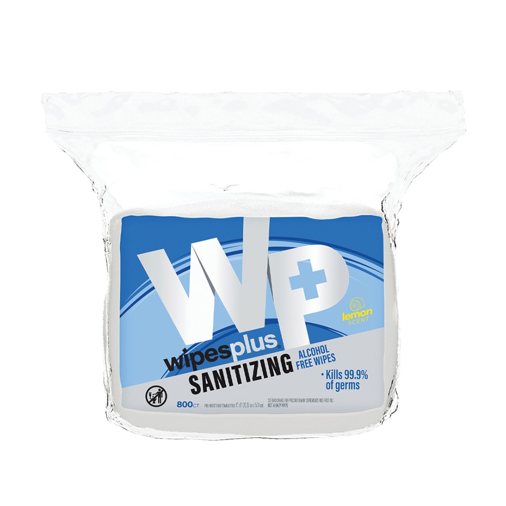 WipesPlus 37302 WipesPlus® Hand Sanitizing Wipes, Alcohol Free