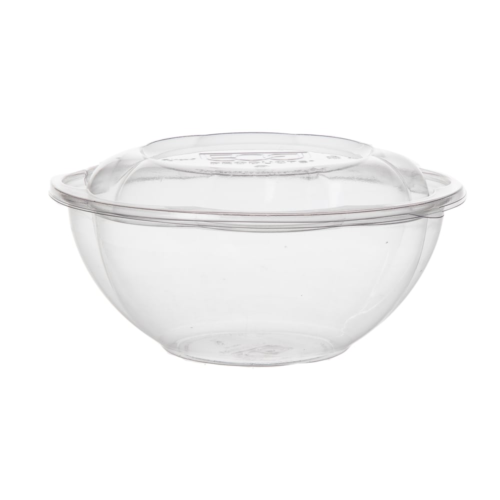 188-EPSB24 24 oz Salad Bowl w/ Lid - PLA, Clear