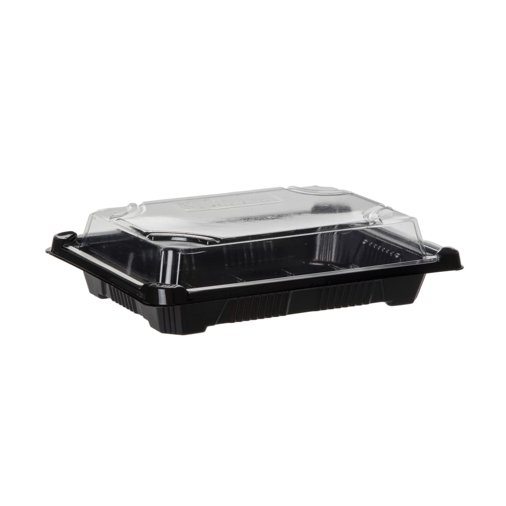 188-EPSH2CPK Sushi Container - 7" x 5", PLA, Black