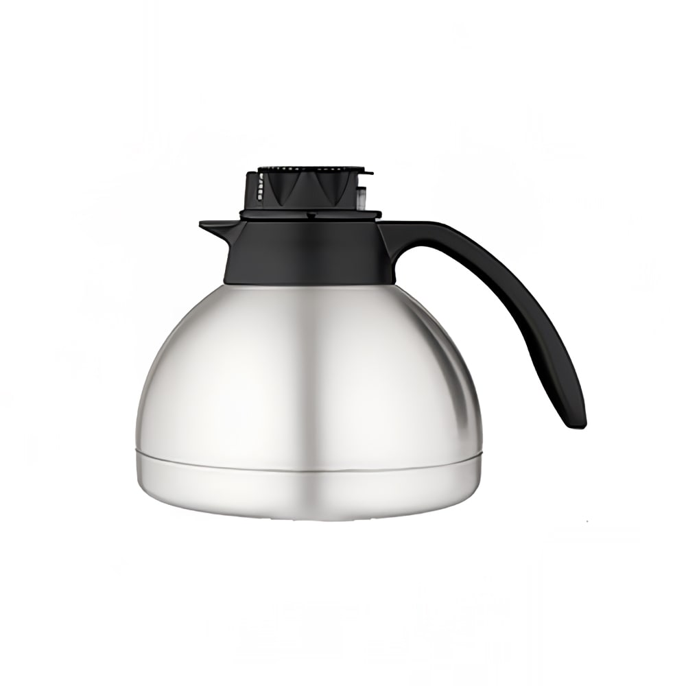 450-FN372 64 oz Vacuum Carafe w/ Brew Thru Lid & Gauge - Insulated, Stainless Steel