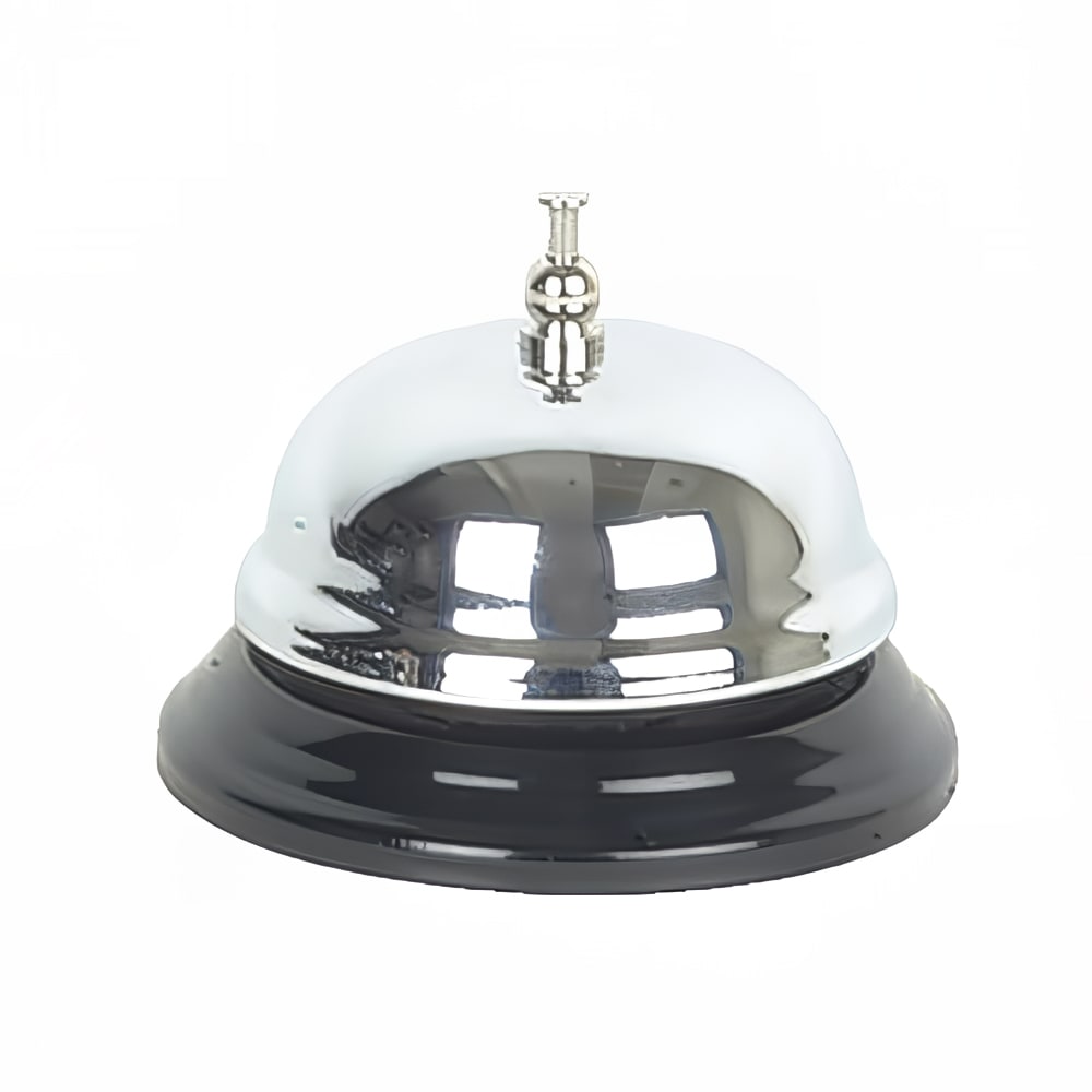 438-SLBELL001 3 3/8" Round Call Bell - Chrome Plated