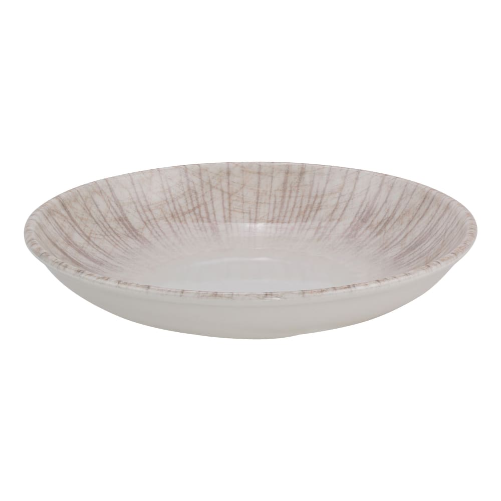106-5315813 8 13/16" Round Ray Deep Plate - Fine China, Brown