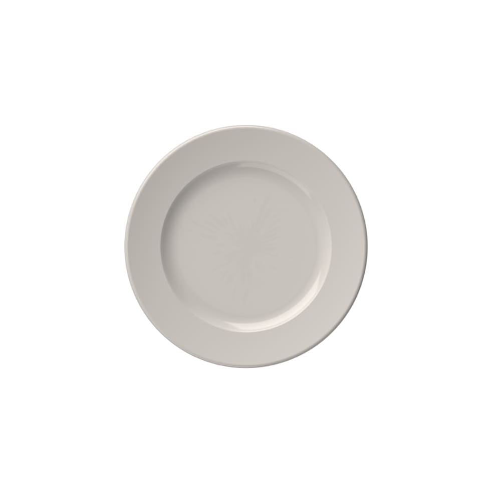 106-5315824 6 7/8" Round Frame Wide Plate - Fine China, White