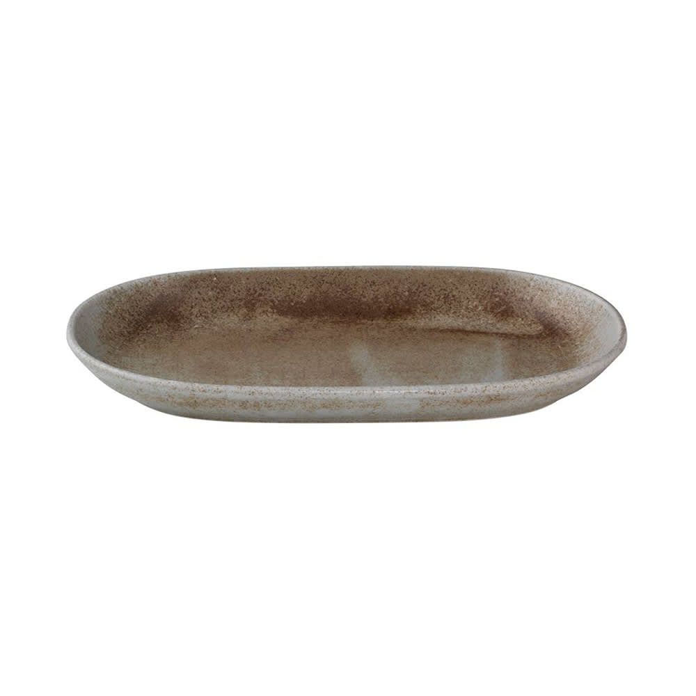 106-5315917 9" x 14" Oval Mellow Platter - Fine China, Green