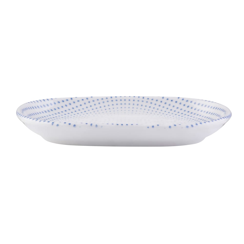 106-5316070 9 9/16" x 14 9/16" Oval Harmony Platter - Fine China, Blue