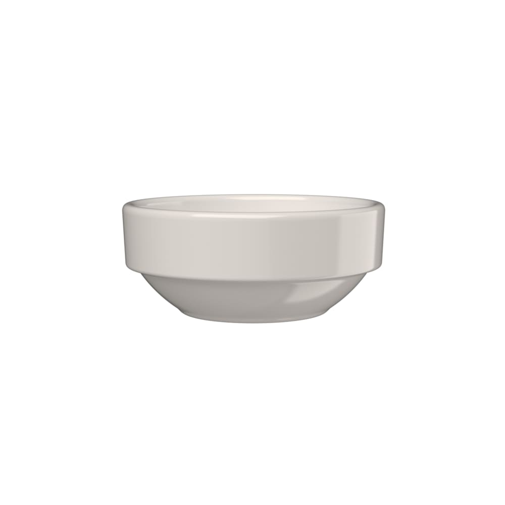 106-5316208 17 oz Round Joker Bowl - Fine China, White