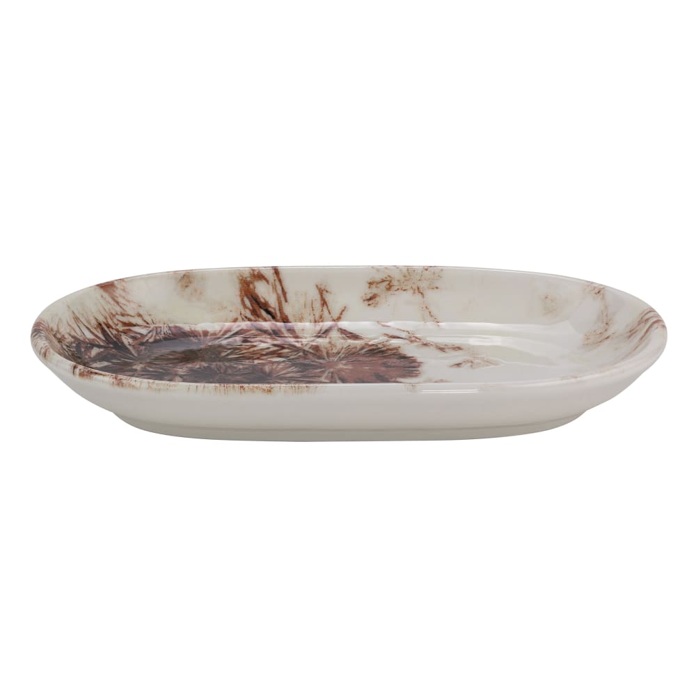 106-5316279 4 5/8" x 7 5/16" Oval Orion Platter - Fine China, Brown