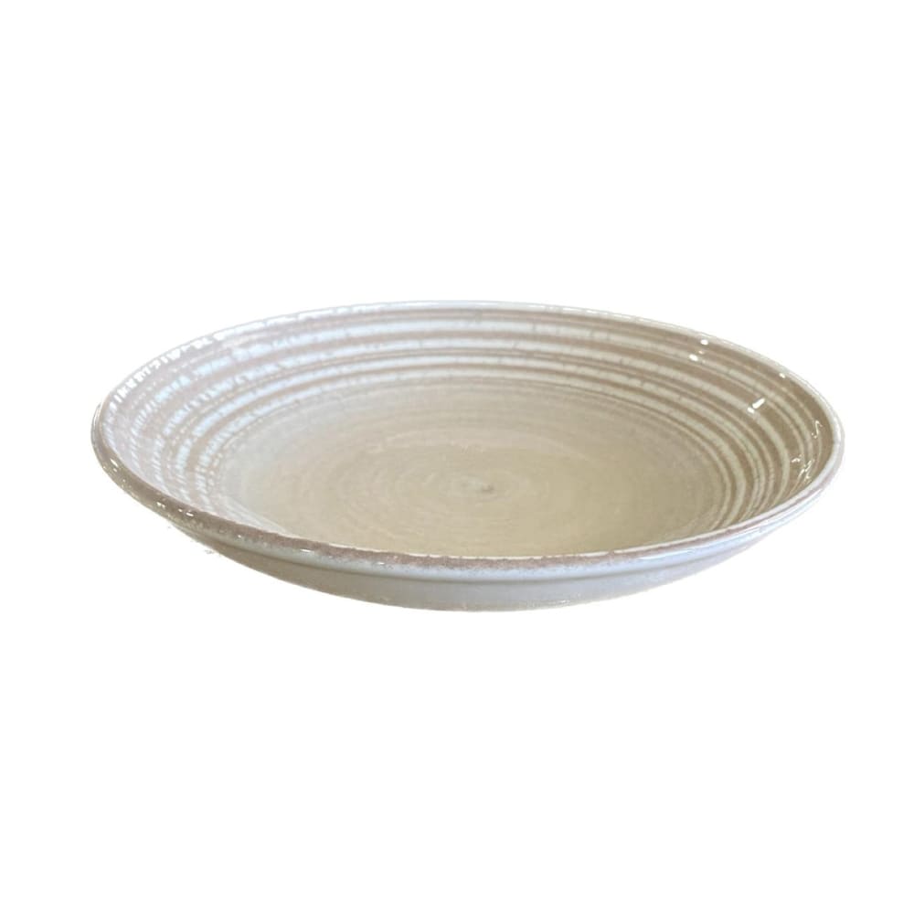 106-5316353 9 13/16" Round Tornio Deep Plate - Fine China, Brown