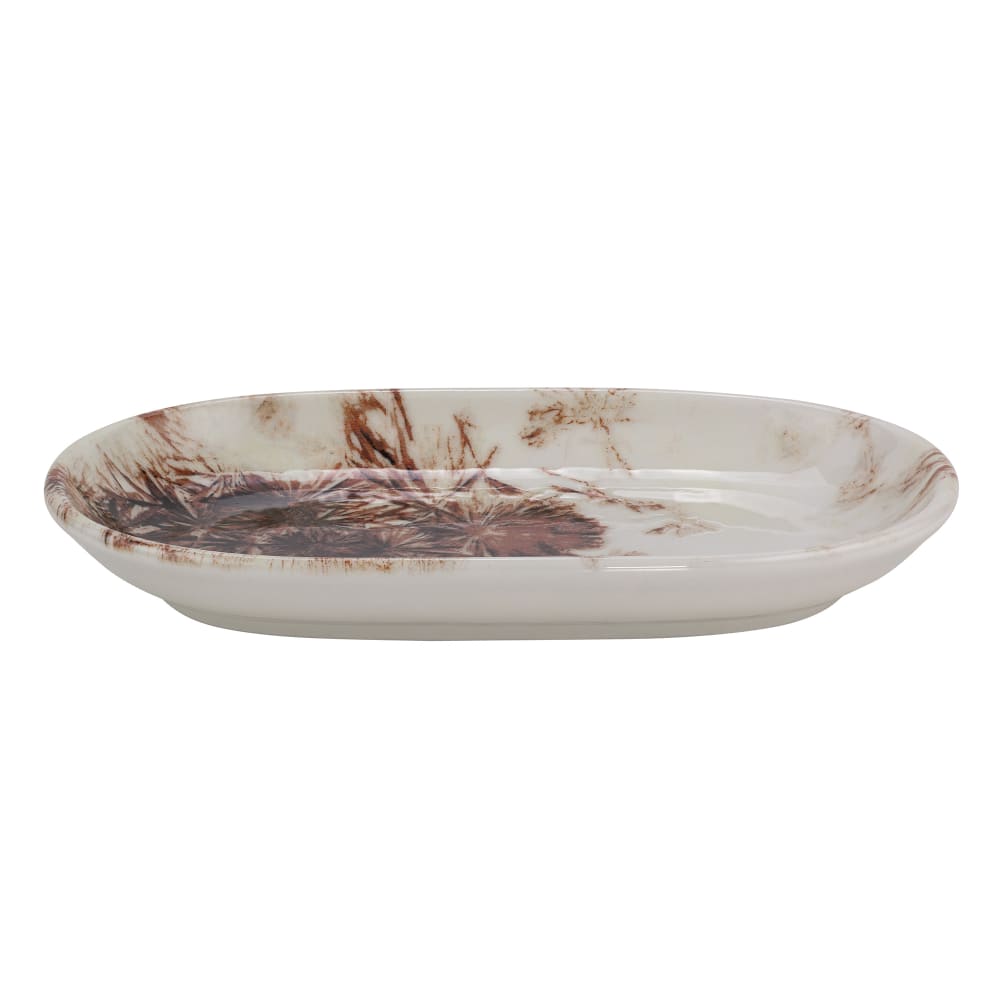 106-5316282 8 7/16" x 13" Oval Orion Platter - Fine China, Brown