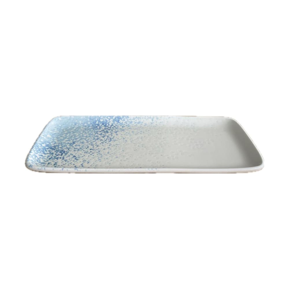 106-5316395 6" x 13 1/2" Rectangular Sky Platter - Fine China, Blue