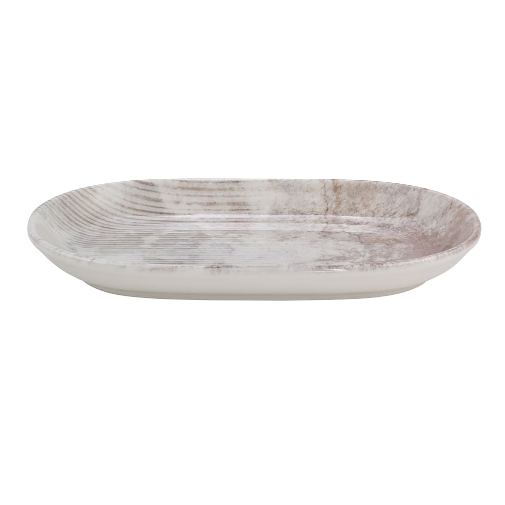 106-5316102 7 3/16" x 11 3/16" Oval Atlanta Platter - Fine China, Brown
