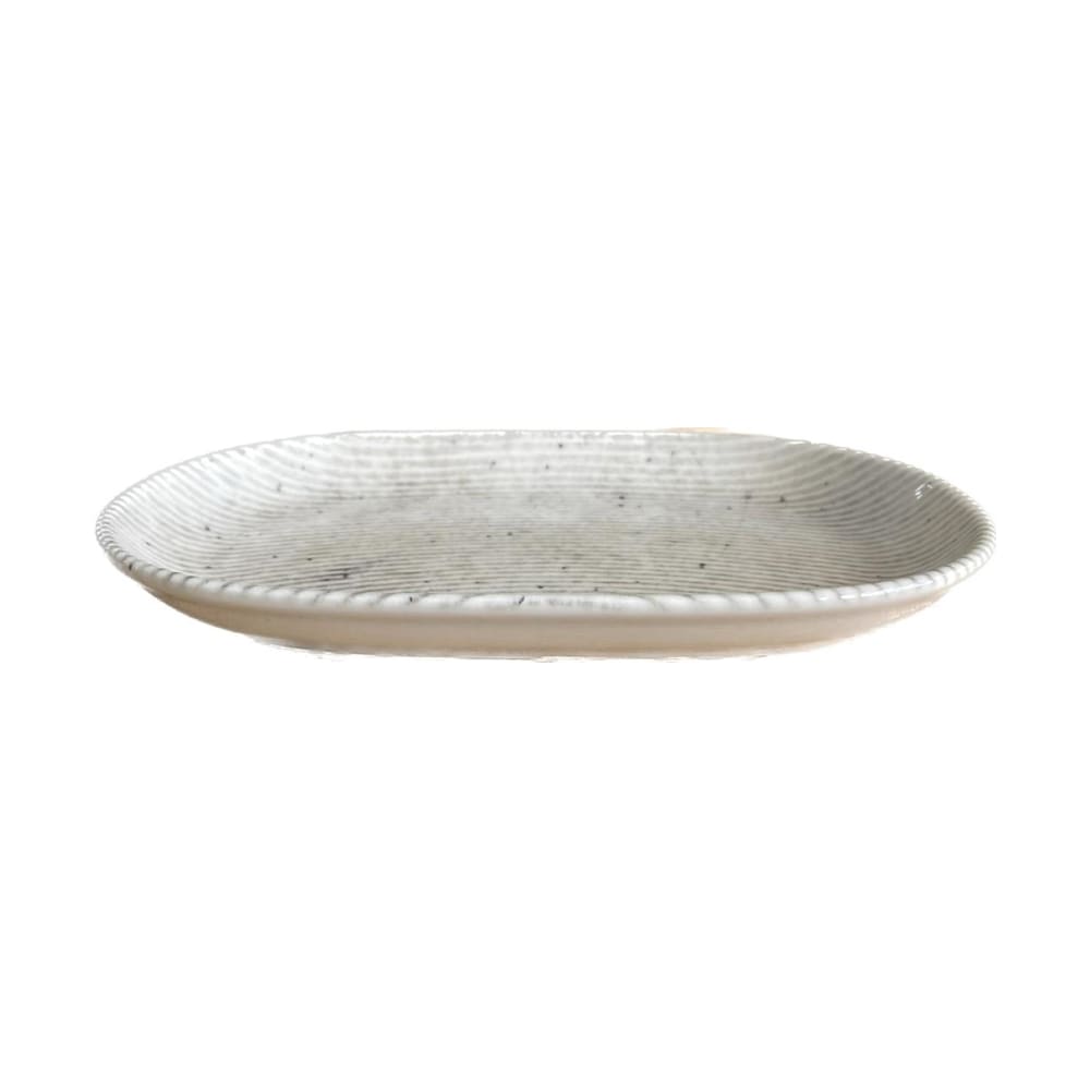 106-5316201 8 7/16" x 13" Oval Grigio Platter - Fine China, Brown