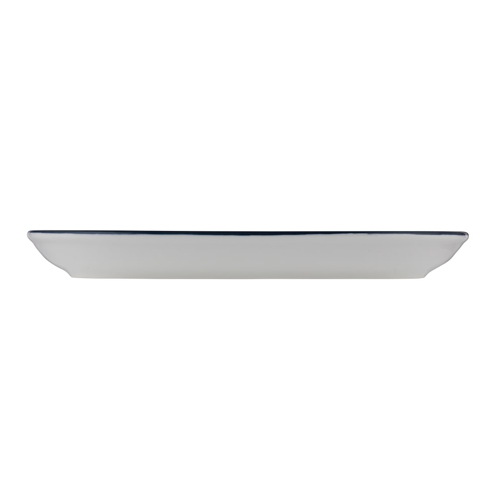 106-5321444 9 9/16" x 14 9/16" Oval Modest Platter - Fine China, White/Navy