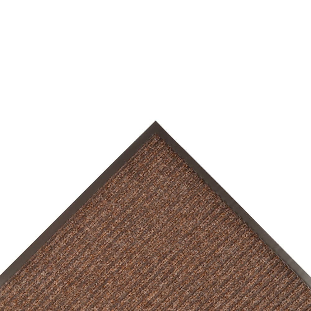 195-109S0310BR Brush Step® Entrance Scraper Floor Mat, 3' x 10', 3/8" Thick, Brown